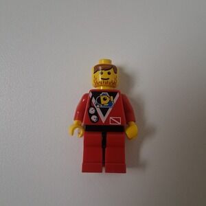 LEGO Vintage Minifigure Divers Control 2‎ div009 Body W/ 1997 Stubble Male Head
